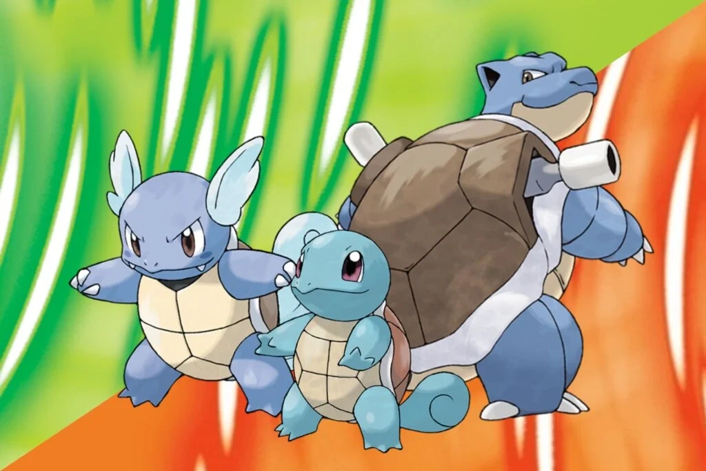 Bulbasaur Charmander and Squirtle starter comparison in Pokémon FireRed